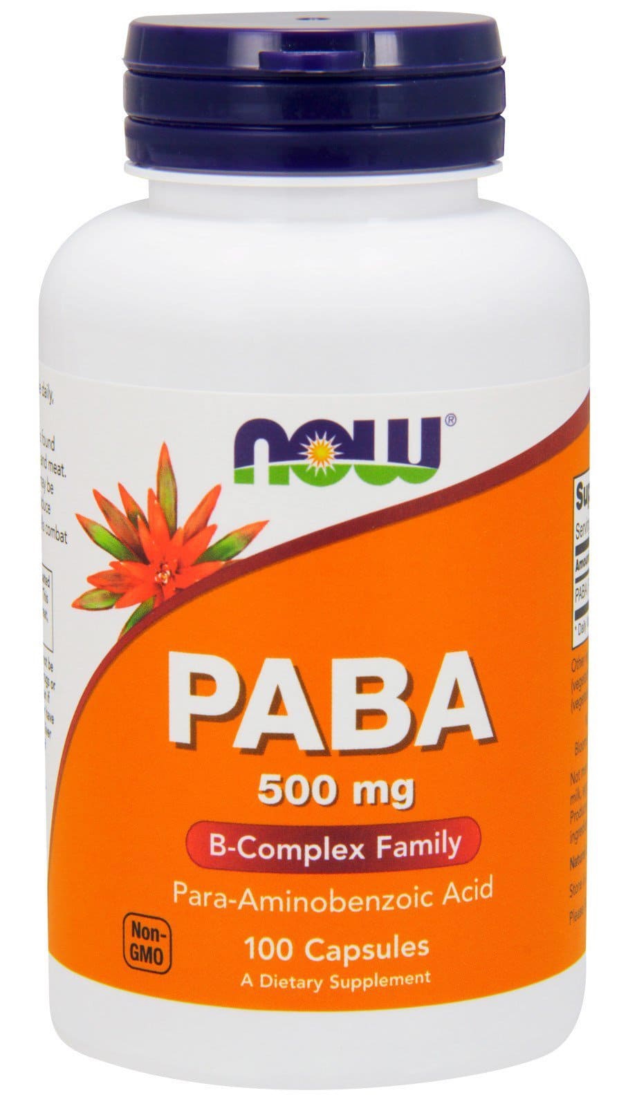 NOW Now PABA 500 mg, 100 капс. 
