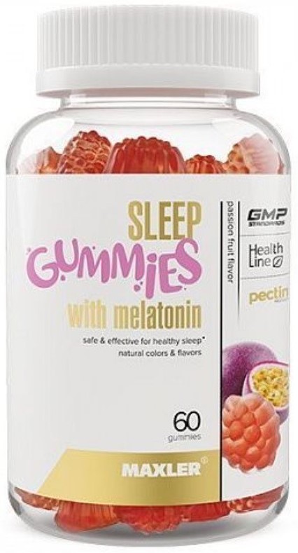 Maxler Sleep Gummies with Melatonin For Kids, 60 шт. 