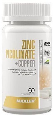 Maxler Zinc Picolinate + Copper, 60 капс.