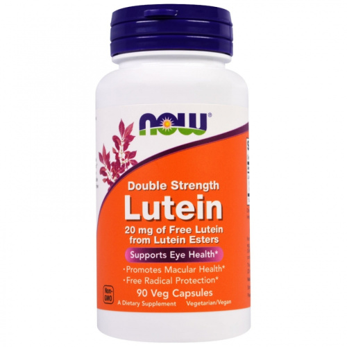 Now Lutein 20 Mg (From Esters), 90 капс. 