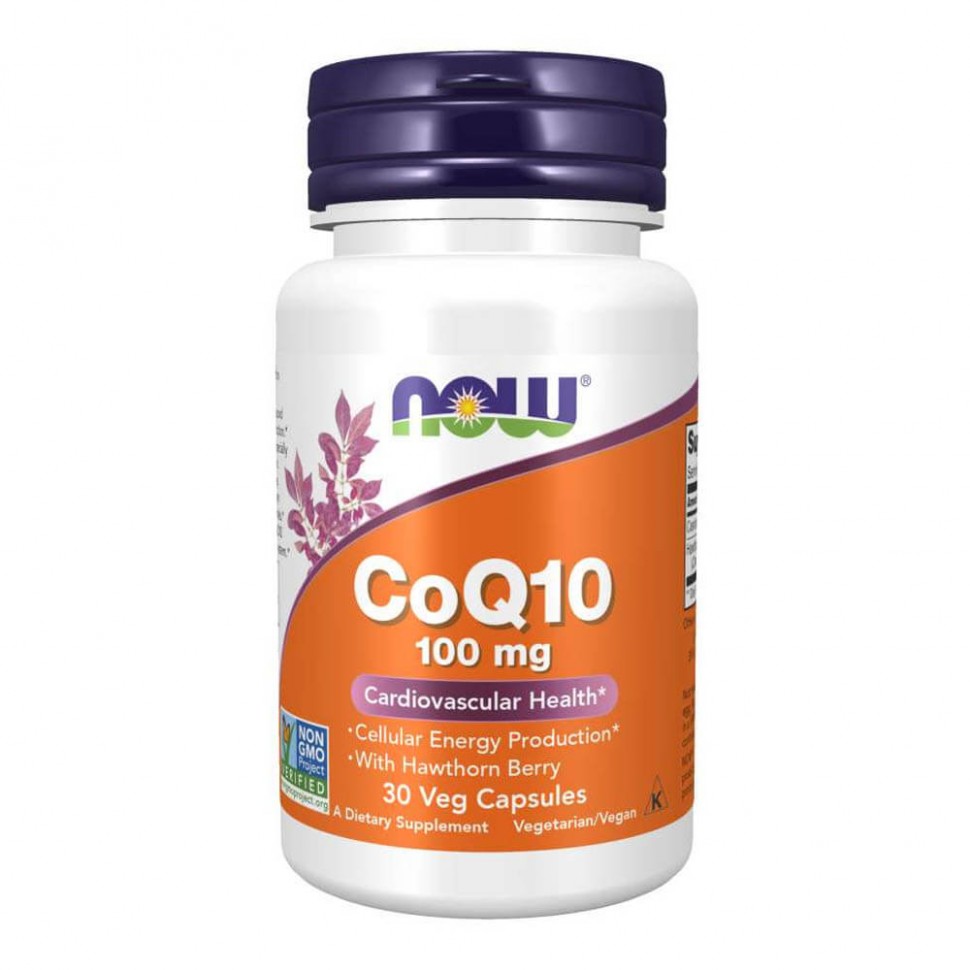 NOW CoQ10 100 мг, 30 капс. 