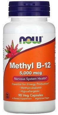 NOW NOW Methyl B-12 5000 mcg, 90 капс. 