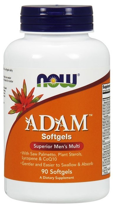 NOW Adam Superior Men's Multi softgels, 90 капс 