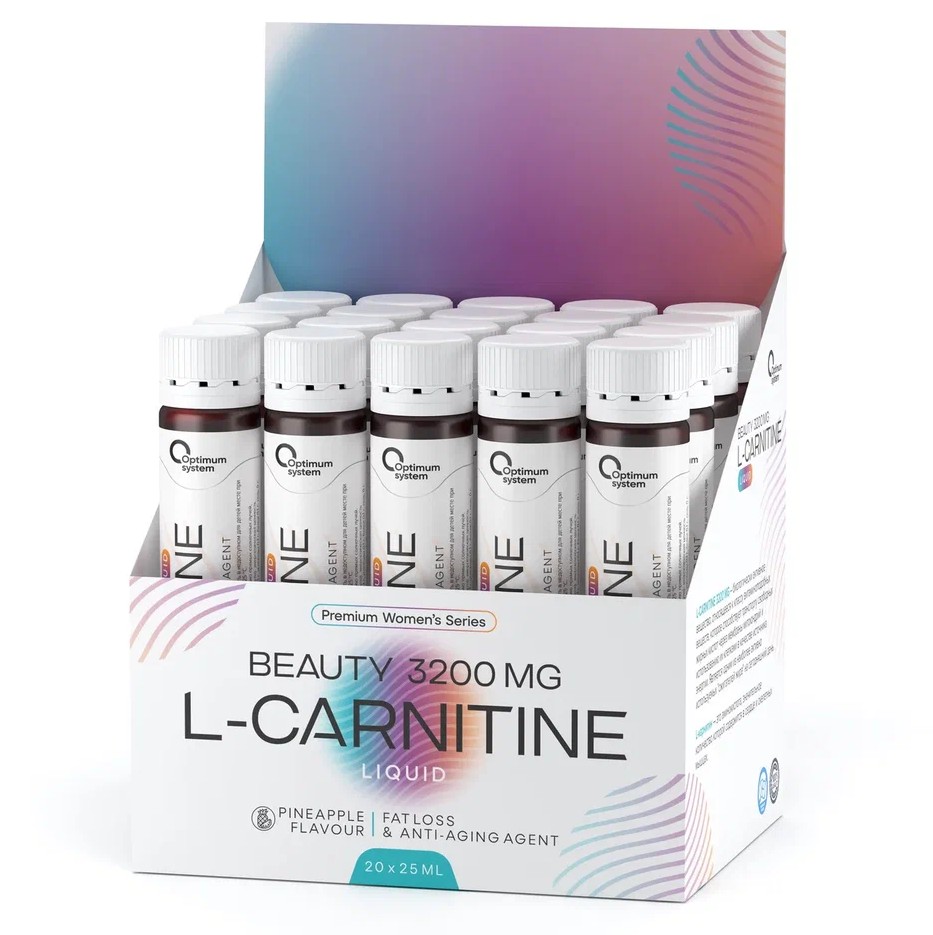 Optimum System L-carnitine 3200 mg, 20 шт. по 25 мл