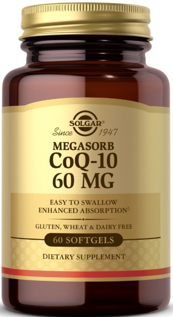 Solgar Solgar Megasorb CoQ-10 60 mg, 60 капс. 