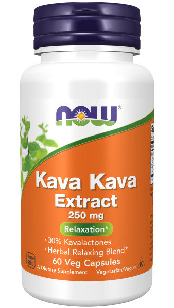 Now Kava Kava 250 mg, 60 капс. 