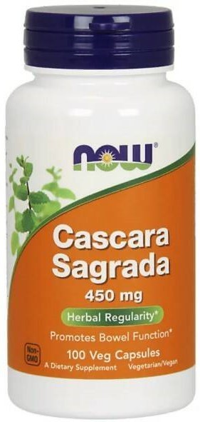 NOW Cascara Sagrada 450 mg, 100 капс. 