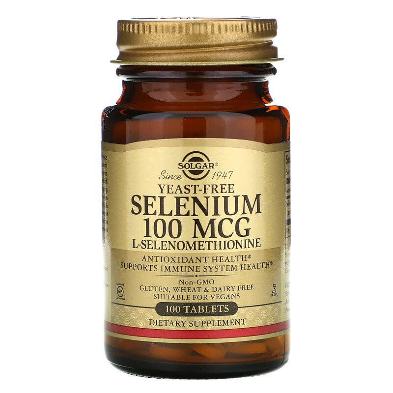 Solgar Solgar Yeast Free Selenium 100 mcg, 100 таб. 