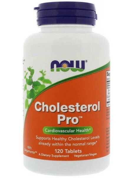 NOW Now Cholesterol Pro, 120 таб. 