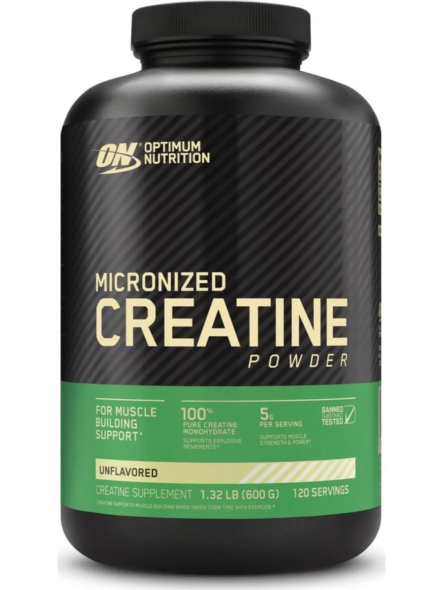 Optimum Nutrition Micronized Creatine Powder, 600 г Креатин