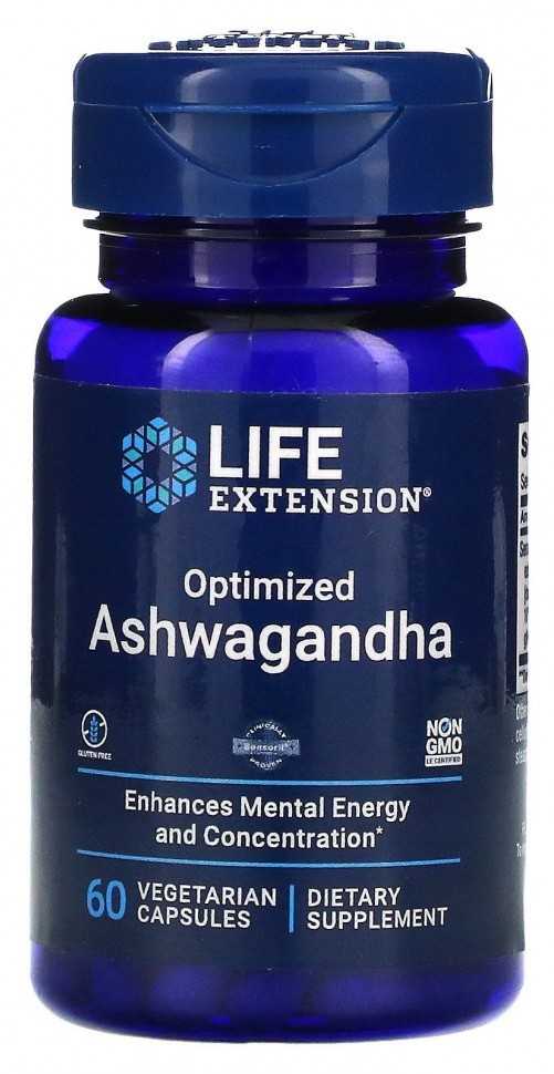 LIFE Extension LIFE Extension Optimized Ashwagandha, 60 капс. 