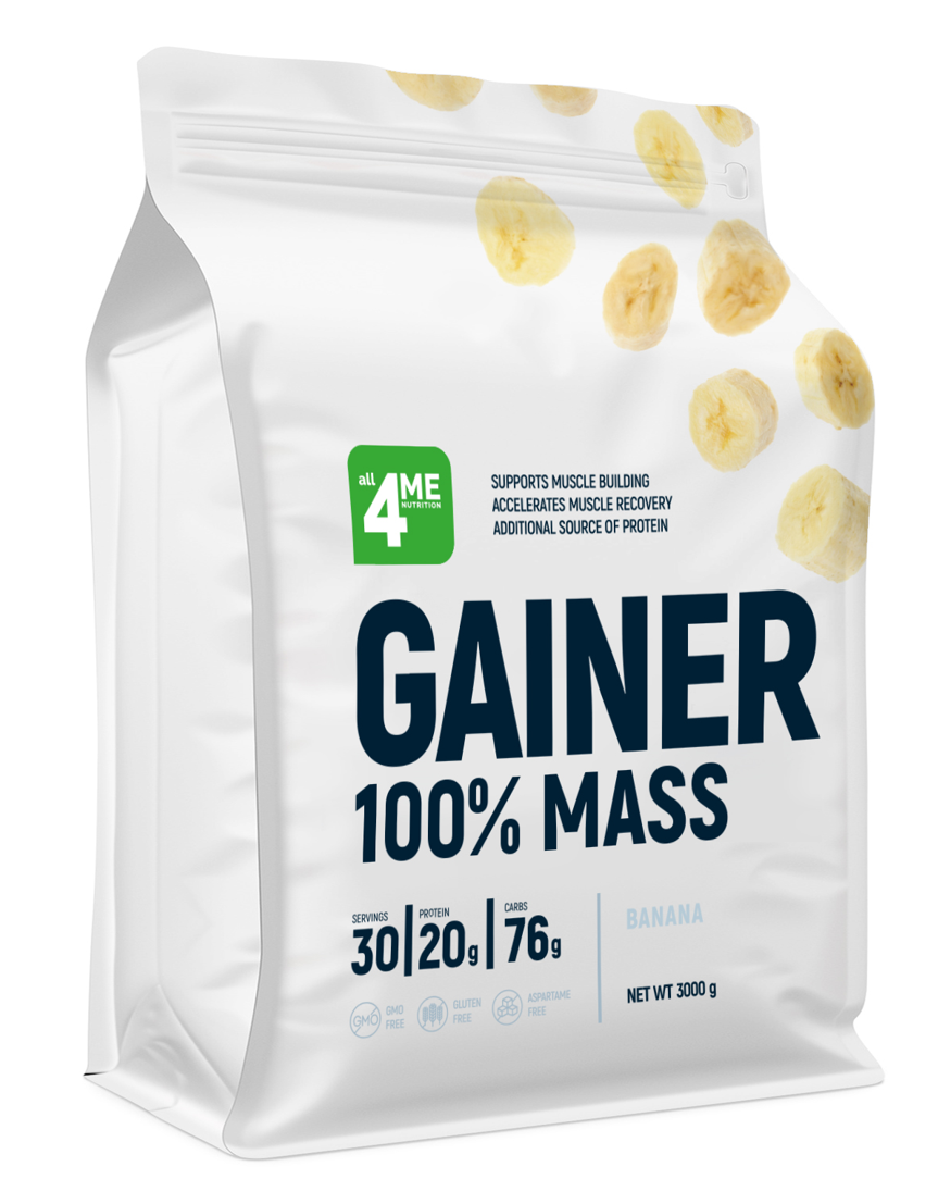 4Me Nutrition 100% MASS GAINER квадропак, 3000 г 
