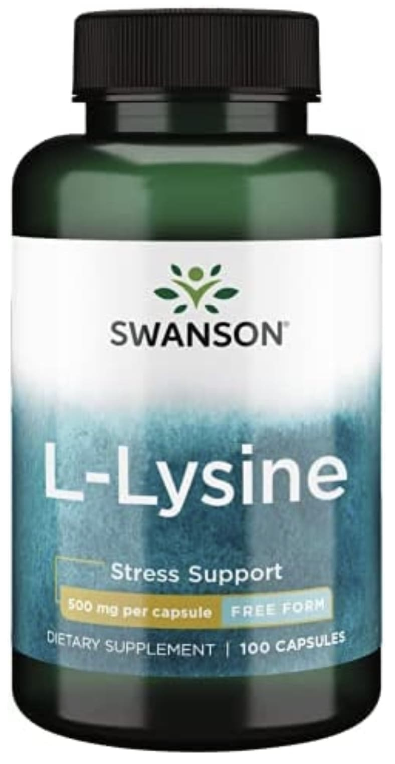 Swanson L-Lysine 500 mg, 100 капс. 
