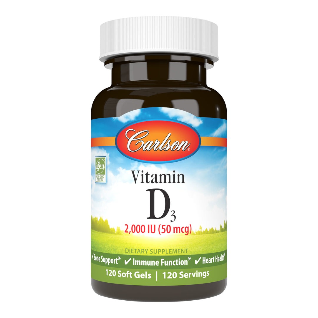 Carlson Labs Vitamin D3 2000IU, 120 капс. 