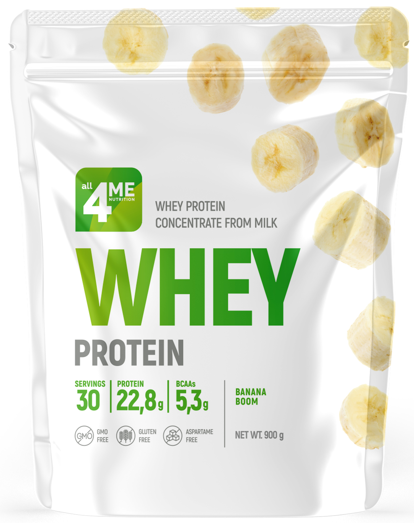 4Me Nutrition 4Me Nutrition Whey Protein, 900 г 