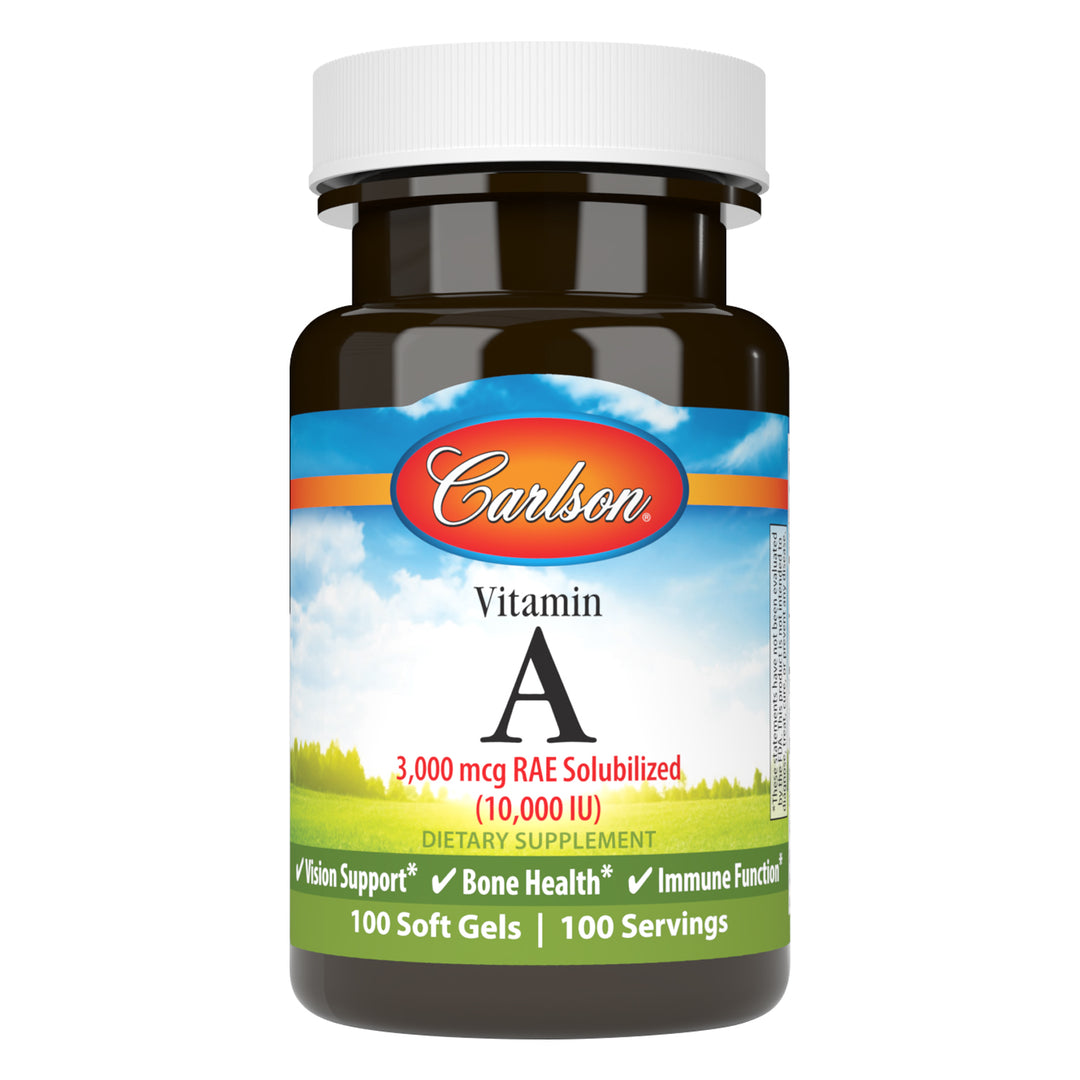 Carlson Labs Vitamin A Solubilized 10000 IU, 250 капс. 