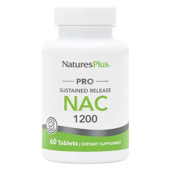Nature's Plus PRO Sustained release NAC 1200, 60 таб. 