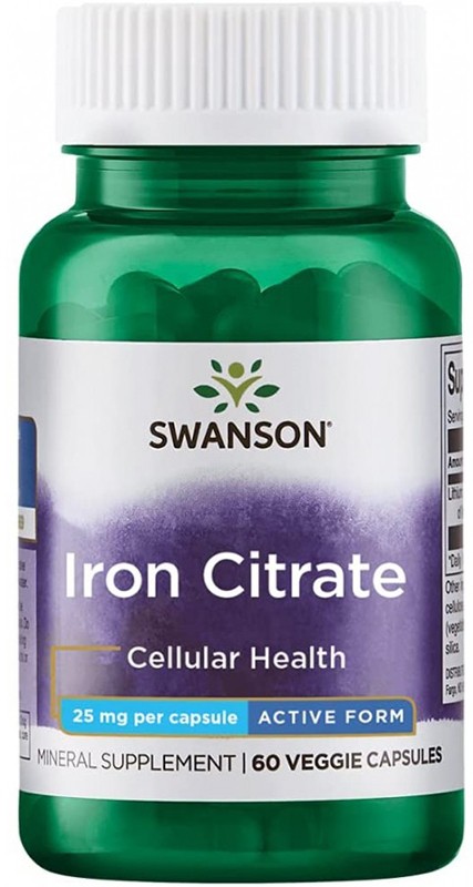 Iron Citrate - Active Form 25 mg