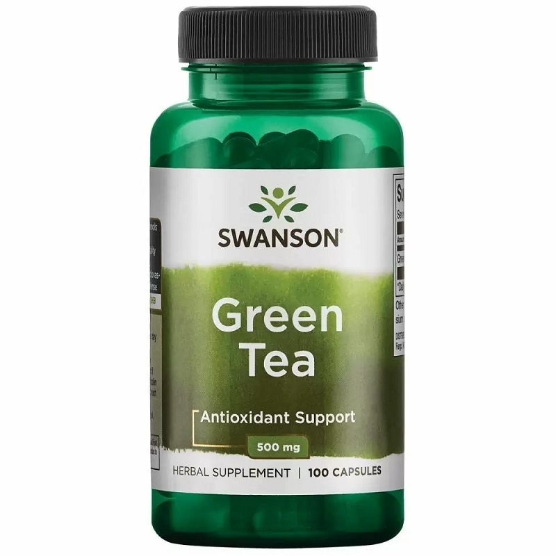 Swanson Green Tea 500 mg, 100 капс. 