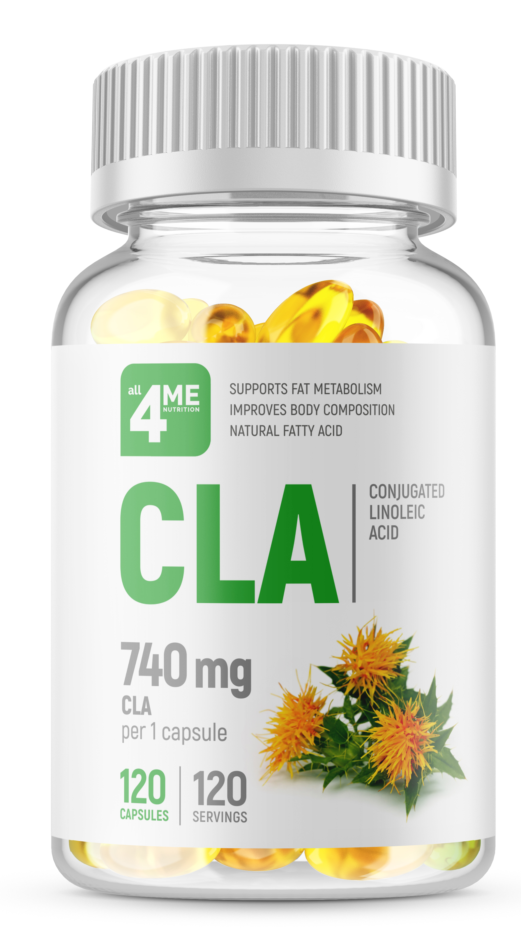 4Me Nutrition CLA, 120 капс.