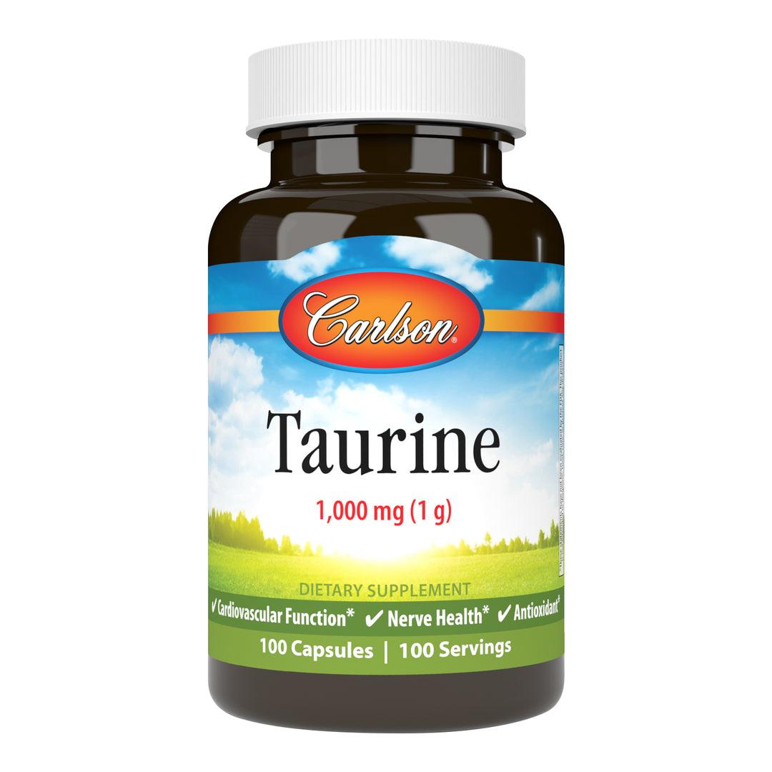 Carlson Labs Taurine, 100 капс. 