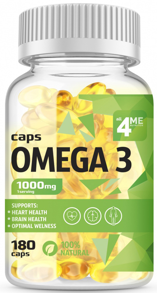 4Me Nutrition Omega-3 1000, 180 капс. 