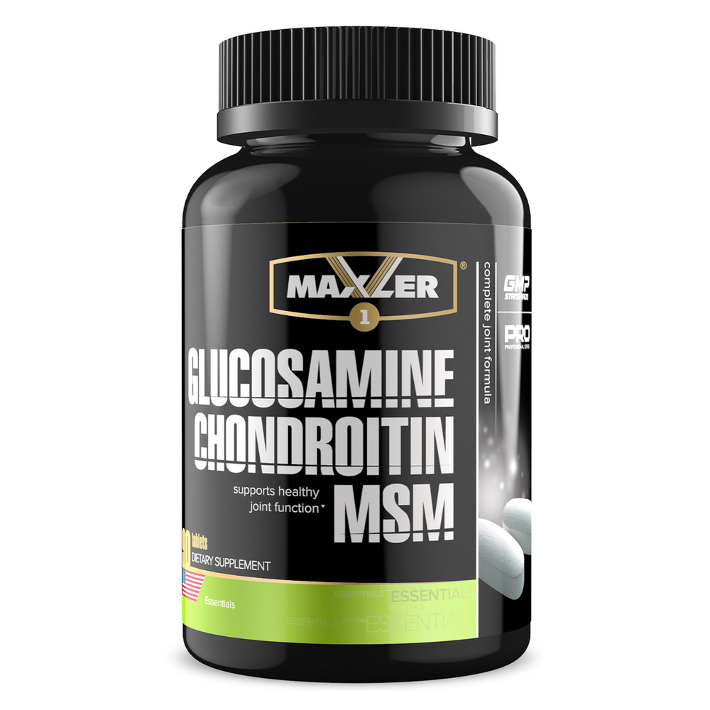 Maxler Glucosamine Chondroitin MSM tablets, 90 таб.