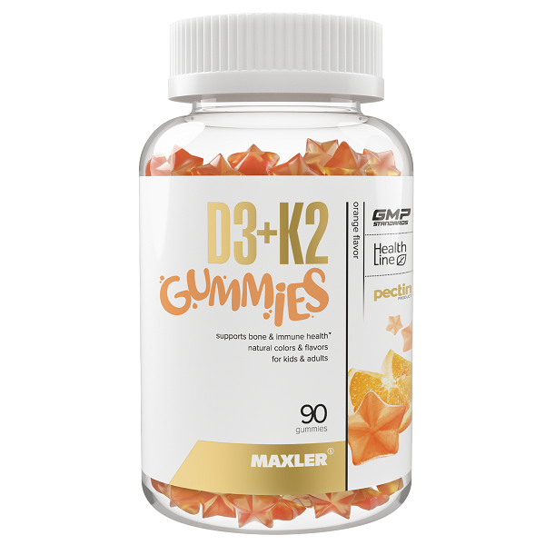 Maxler Vitamin D3 + K2 Gummies, 90 таб. 