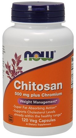 NOW Chitosan 500 мг, 120 капс.