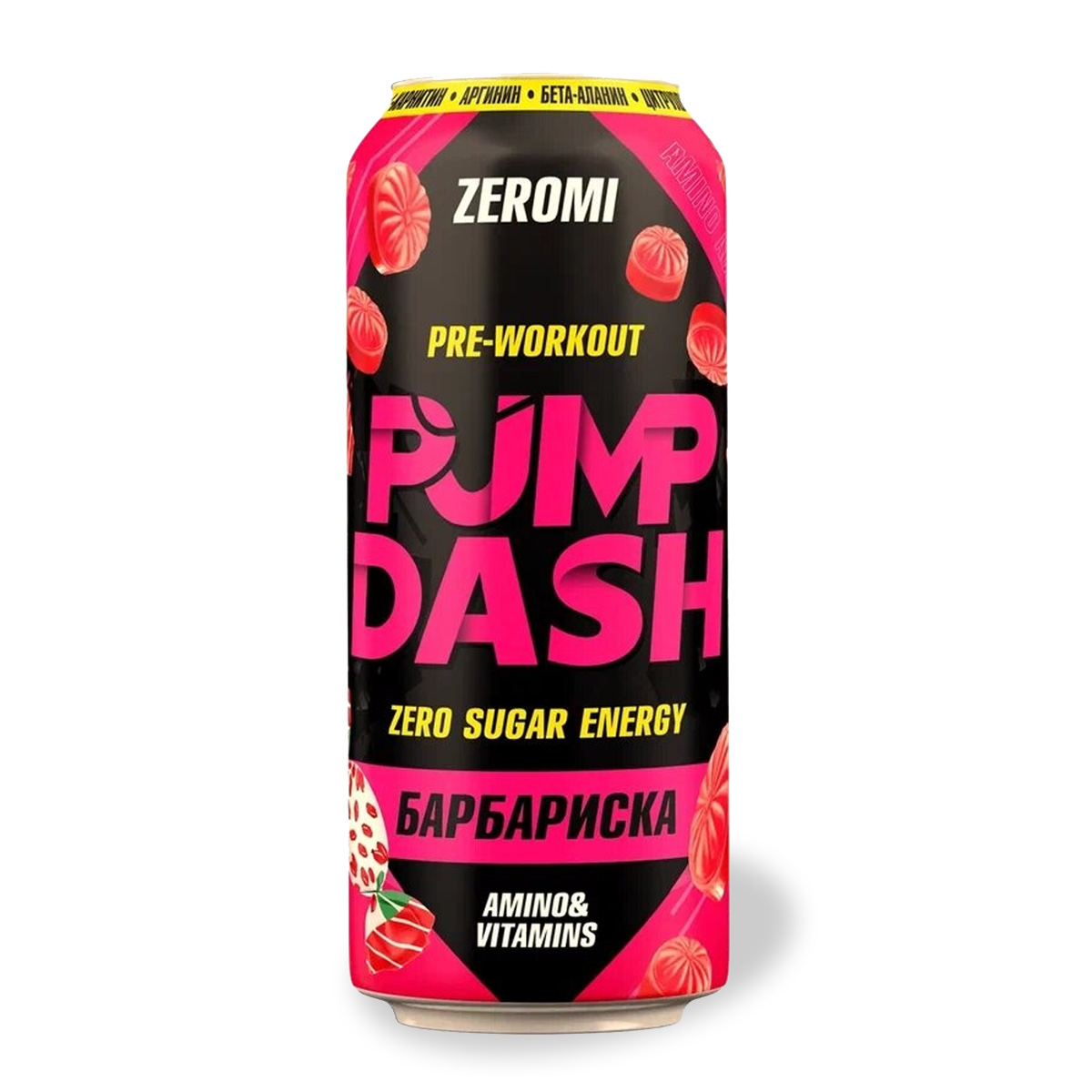 ZEROMI Энергетик Pre-Workout Pump Dash,  450 мл 