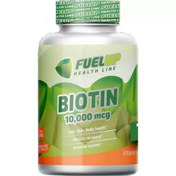 FuelUp Biotin 10,000 mсg, 120 капс.