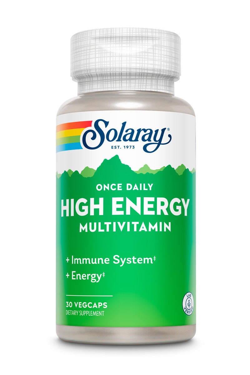 Solaray Once Daily High Energy Multivitamin, 30 капс. 