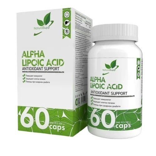 NaturalSupp NaturalSupp Alpha lipoic Acid 100 мг, 60 капс. 
