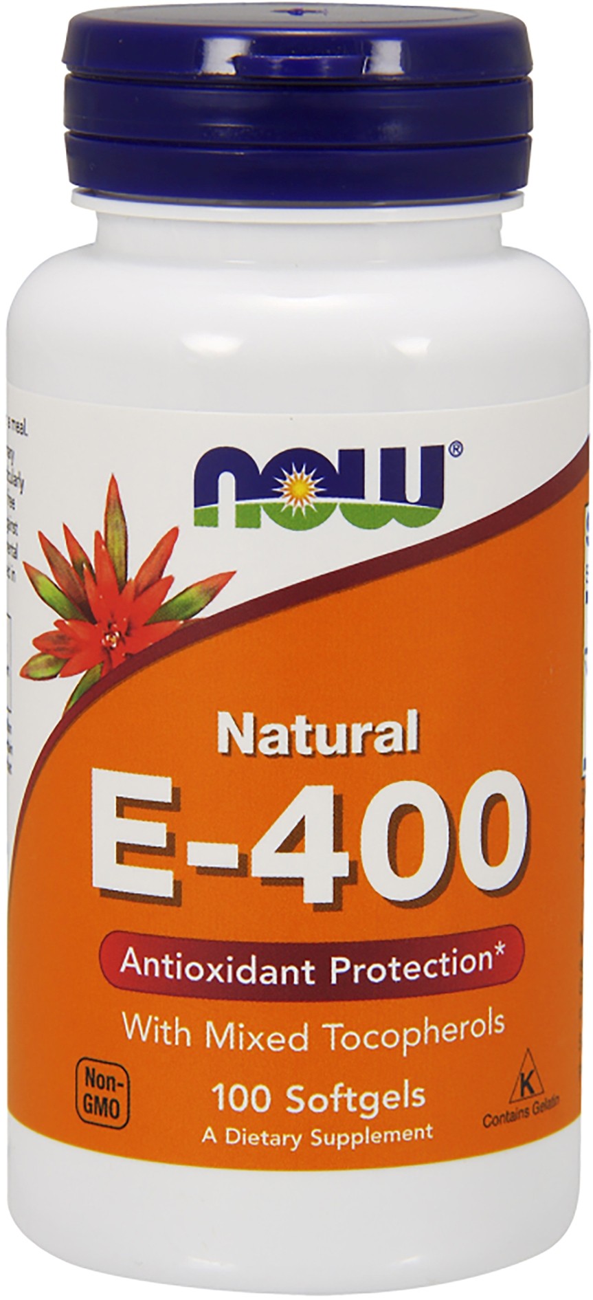 NOW E-400 IU With Mixed Tocopherols, 100 капс. 