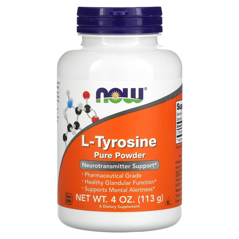 NOW L-Tyrosine Powder, 4 oz (113 г) 
