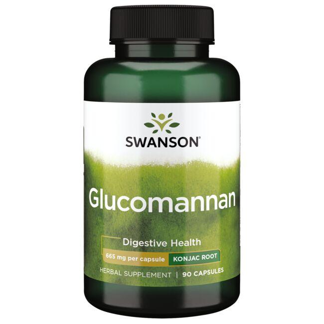Swanson Glucomannan 665 mg, 90 капс. 
