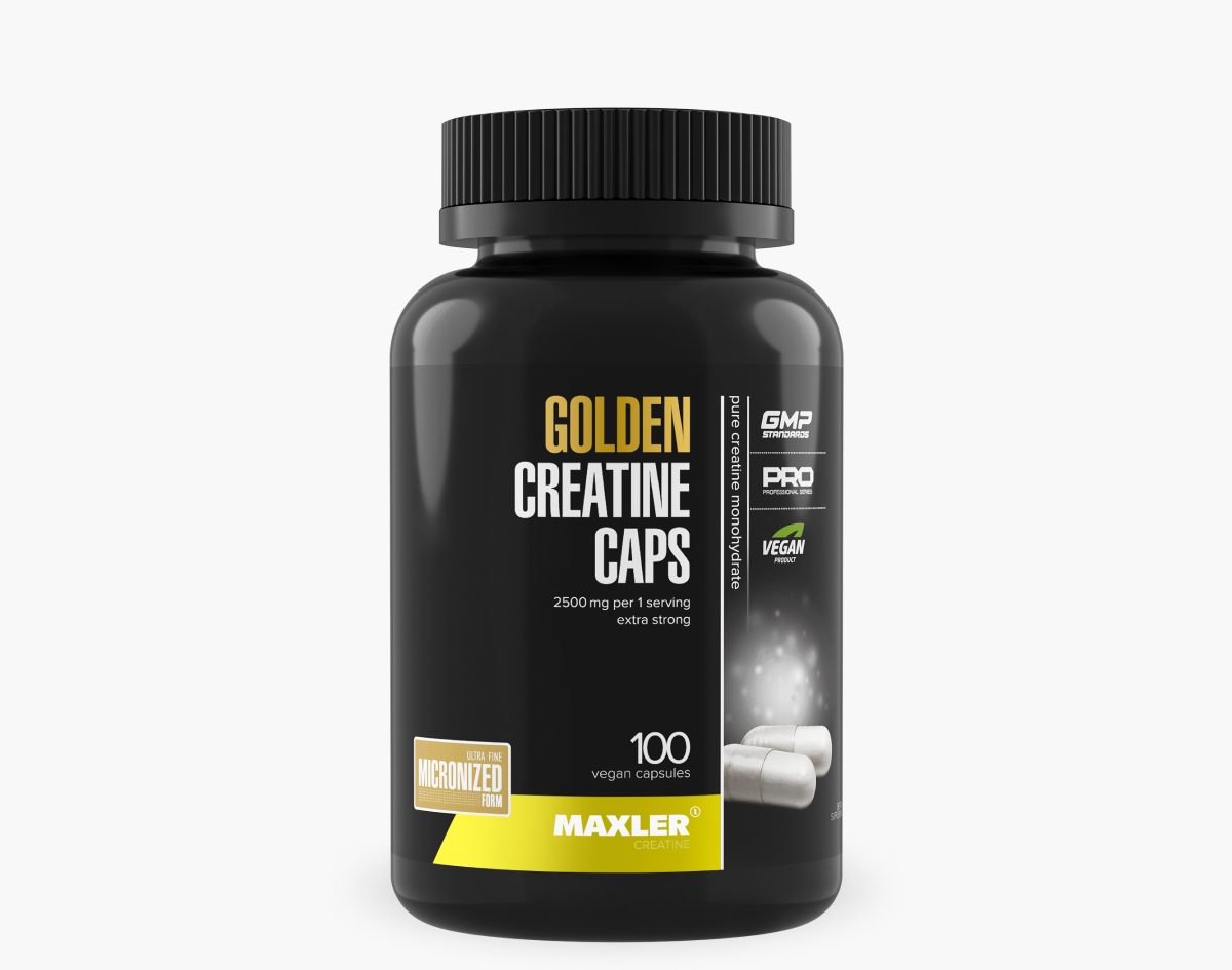 Maxler 100% Golden Creatine Caps, 100 капс. 