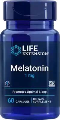 Life Extension Melatonin 1 mg, 60 капс. 
