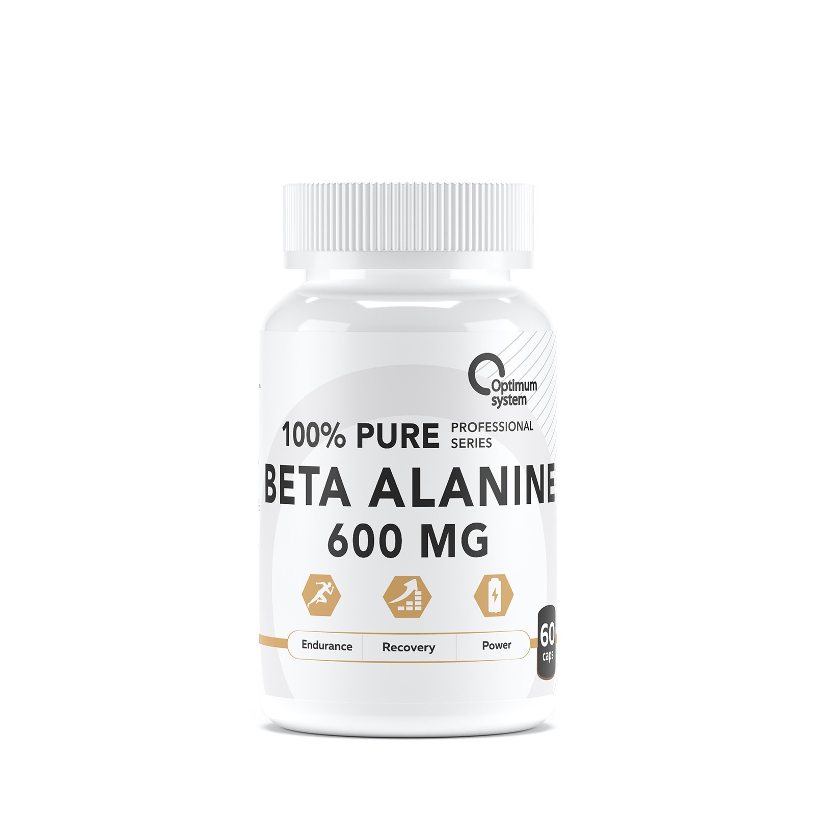 Optimum System Beta-Alanine 600 mg, 60 капс.