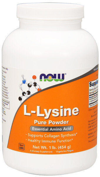 NOW L-Lysine Powder, 454 г 