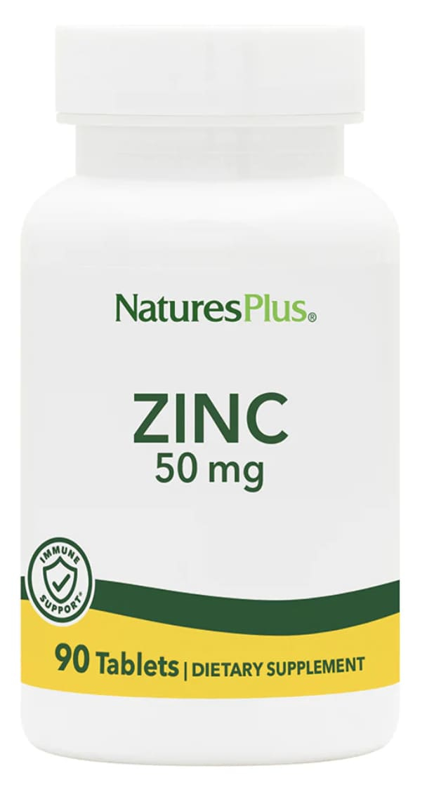 Nature's Plus ZINC 50 mg, 90 таб. 