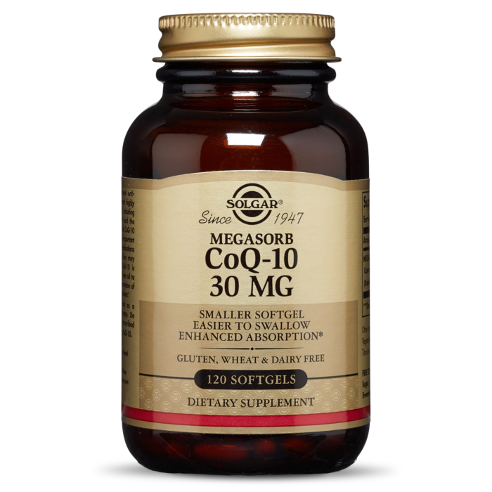 Solgar Solgar Megasorb CoQ-10 30 мг, 120 капс. 