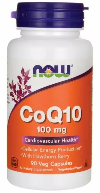 NOW NOW CoQ10 100 мг, 90 капс. 