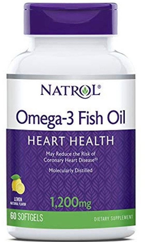 Natrol Omega-3 Fish Oil 1200 mg Softgels, 60 капс.