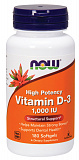 NOW Vitamin D-3 1000 IU, 180 капс.