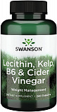 Swanson Lecithin, Kelp, B6, & Cider Vinegar, 240 таб.