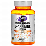 NOW L-Arginine 1000 mg, 60 таб.