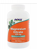 NOW Magnesium Citrate 200 mg, 250 таб.