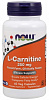 NOW NOW L-Carnitine 250 mg, 60 капс. 