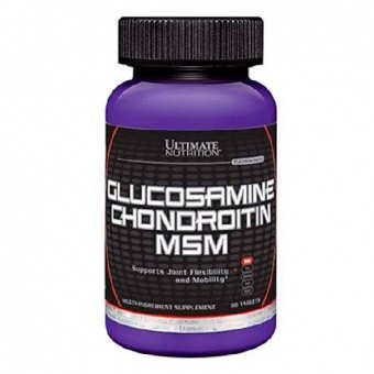 Ultimate Nutrition Glucosamine Chondroitin MSM Глюкозамин Хондроитин МСМ
